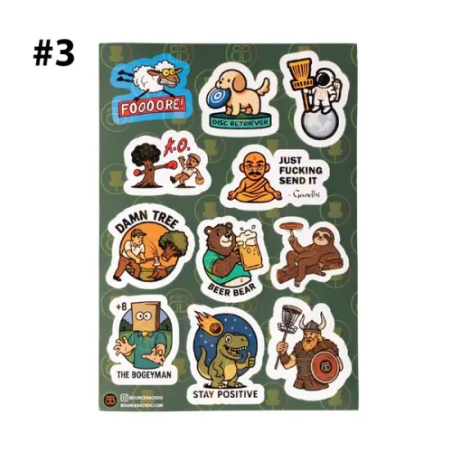 BounceBack | Stickerbogen | Aufkleber