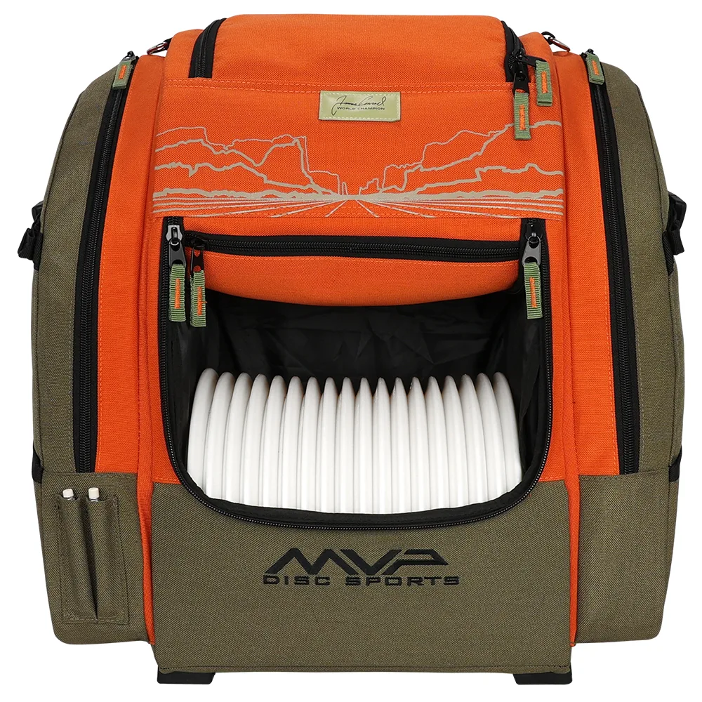 MVP_Disc_Sports_Voyager_Pro_James_Conrad_Signature_VoyagerPro_OliveOrange_Front_1k