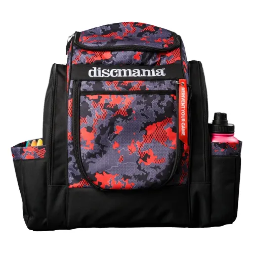 Discmania_Fanatic_Sky_Backpack_Discmania_Fanatic_Sky_Backpack_Red_Grey_Front_whiteBG