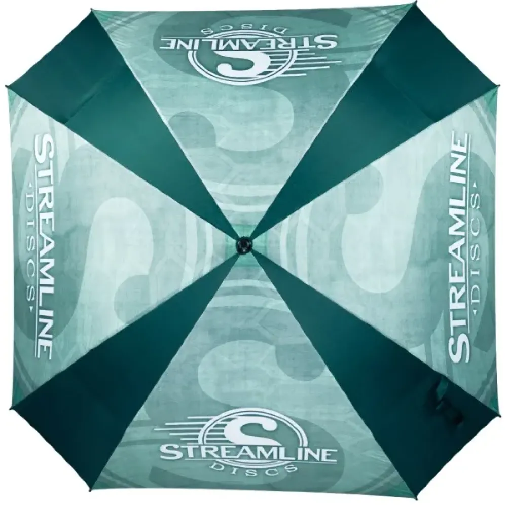 Streamline Discs | Großer quadratischer UV-Regenschirm