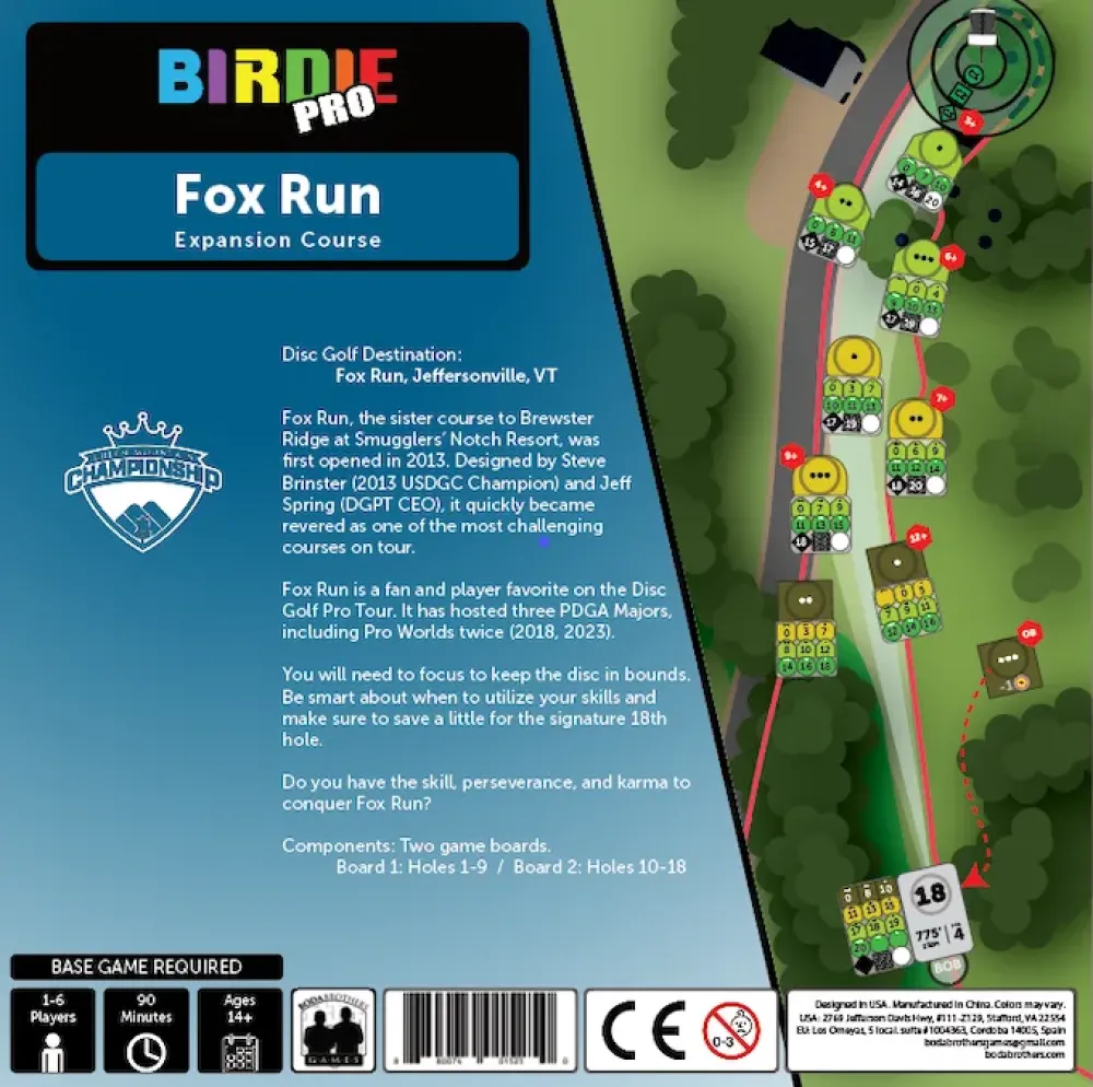 Steven Dodge | Birdie Pro Board Game | Fox Run Expansion