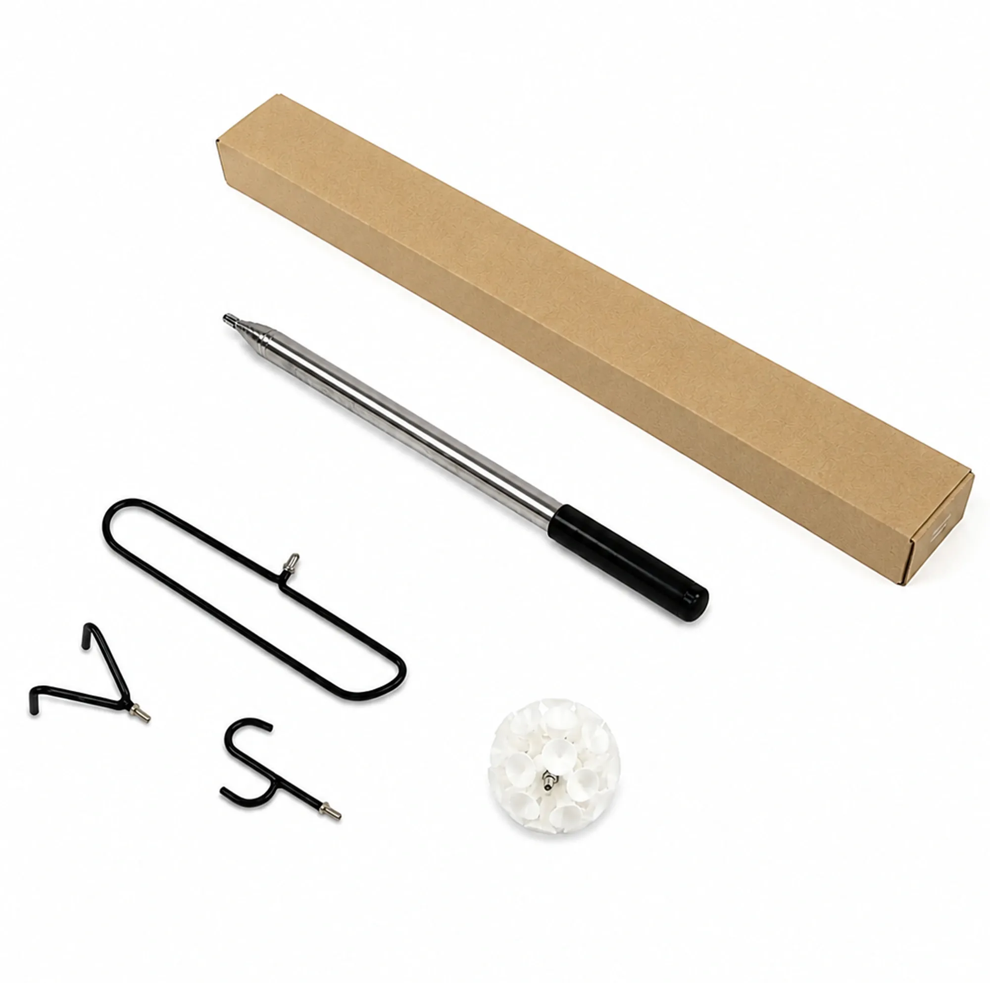 TND | Throwpole | Steel Series | Disc Retriever with Suction Cup Ball